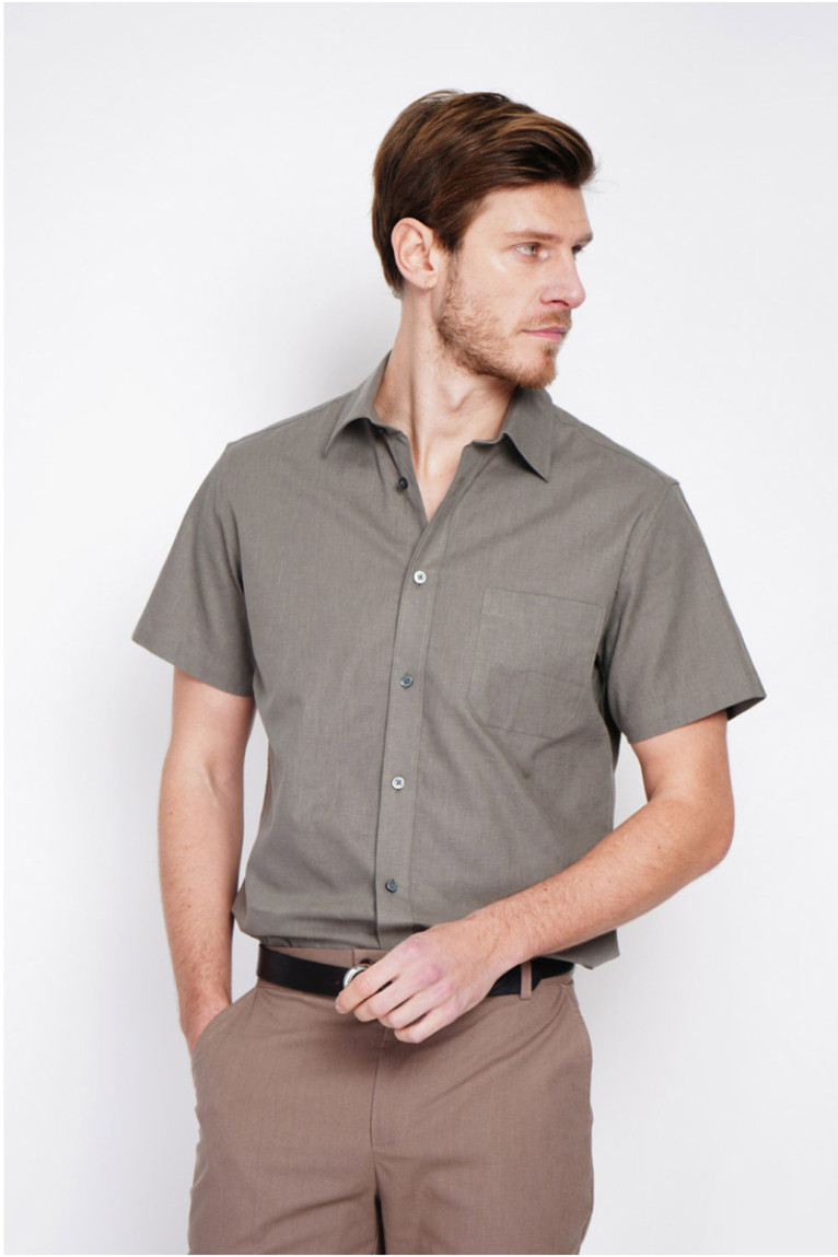 Chemise - SECRET DU LIN - Kaki
