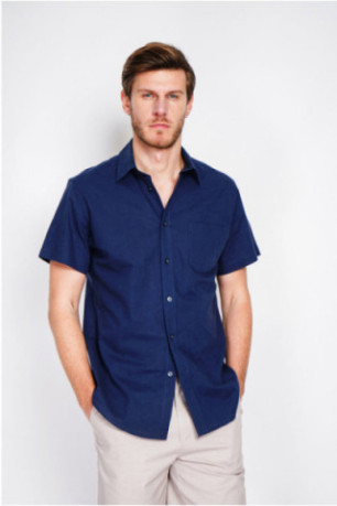 Chemise - SECRET DU LIN - Marine