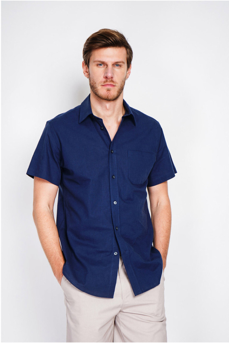 Chemise - SECRET DU LIN - Marine