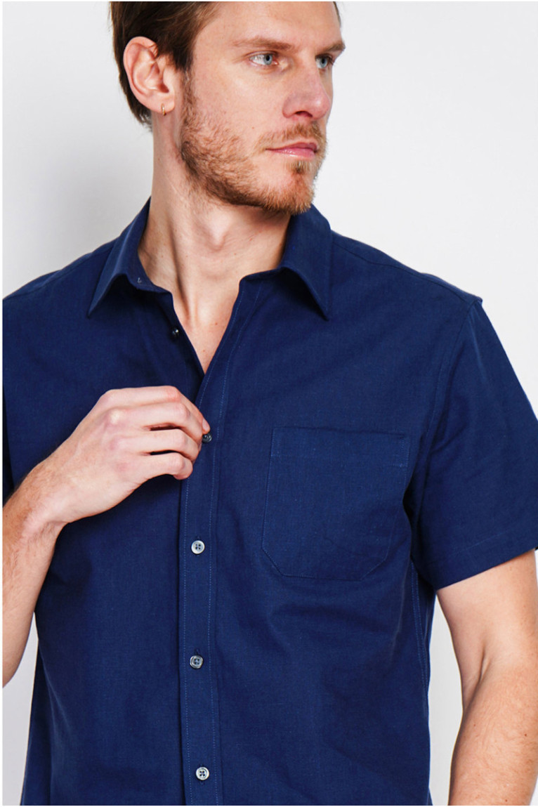 Chemise - SECRET DU LIN - Marine