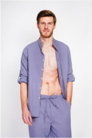 Chemise - SECRET DU LIN - Bleu Jeans