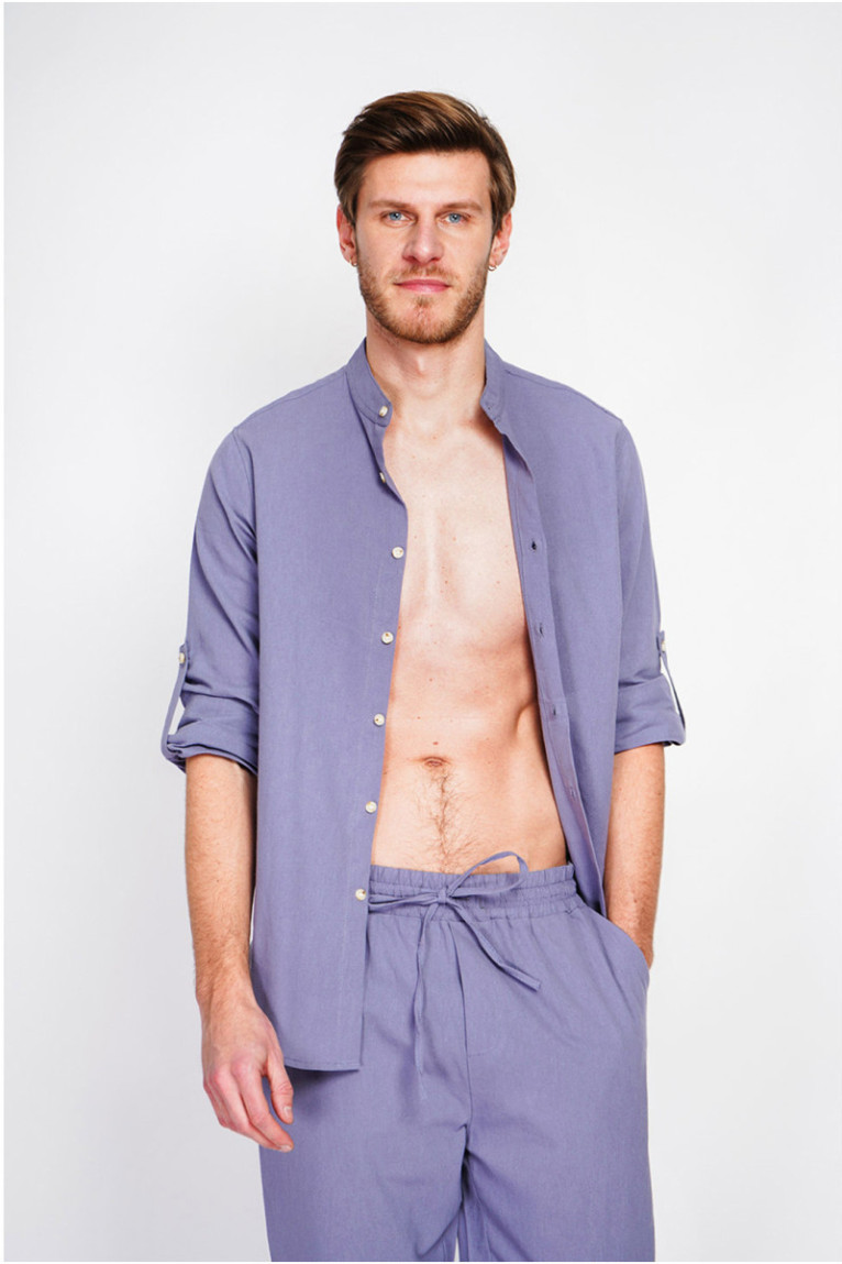 Chemise - SECRET DU LIN - Bleu Jeans