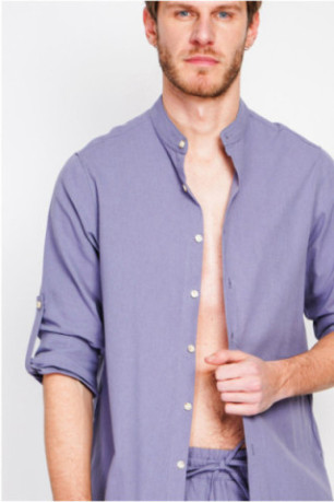 Chemise - SECRET DU LIN - Bleu Jeans