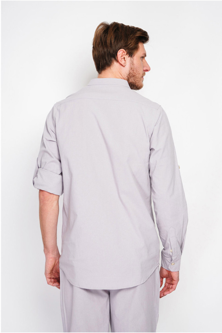 Chemise - SECRET DU LIN - Gris Perle