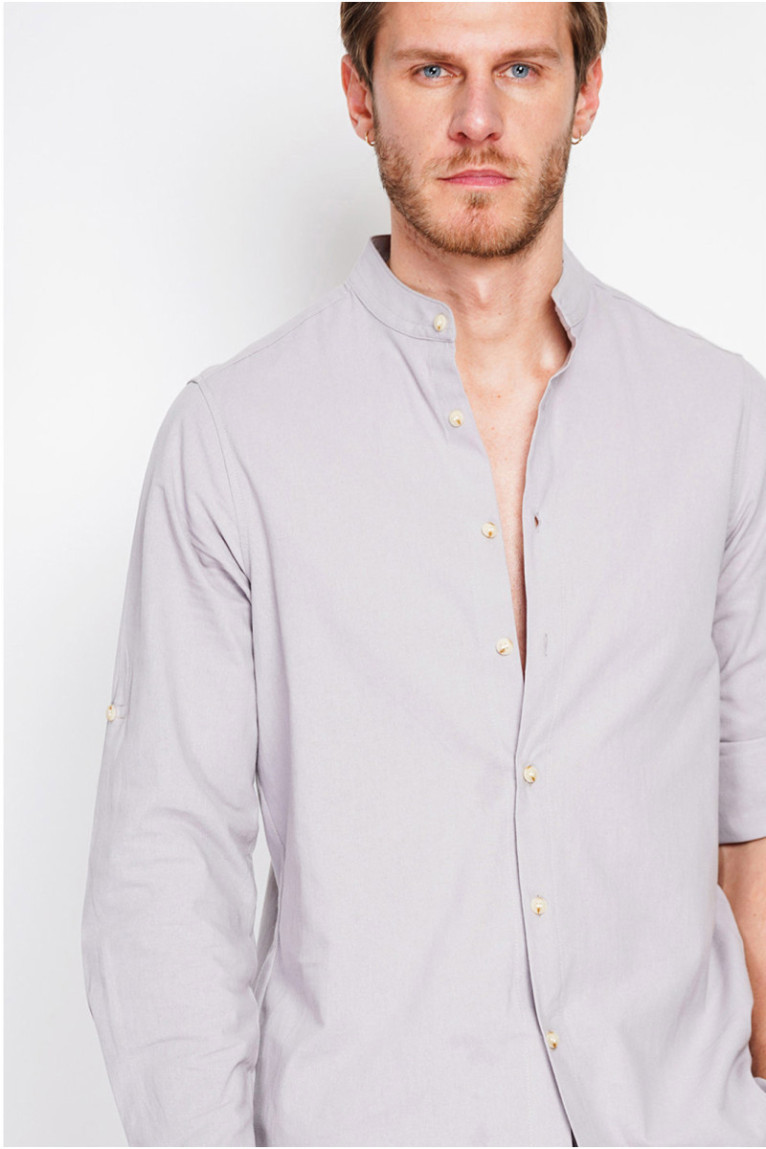 Chemise - SECRET DU LIN - Gris Perle