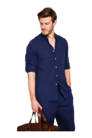 Chemise - SECRET DU LIN - Marine