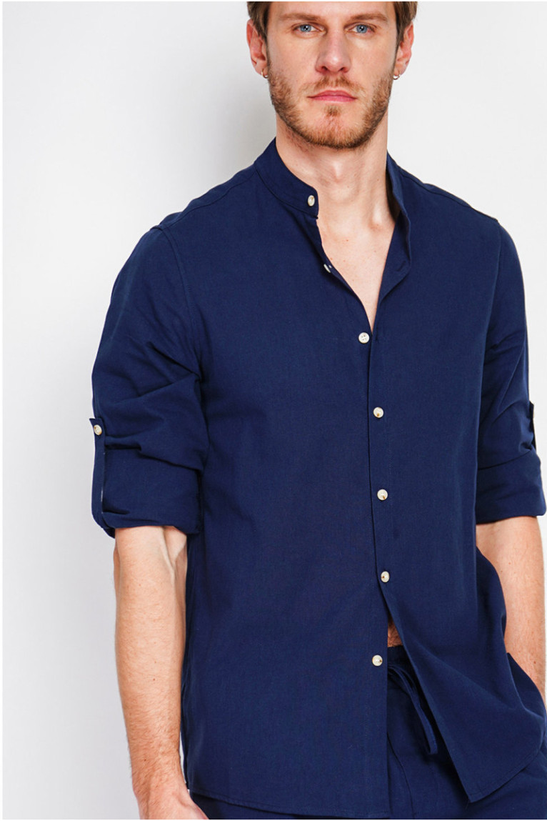 Chemise - SECRET DU LIN - Marine