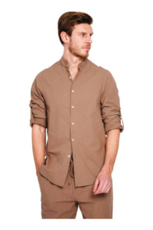 Chemise - SECRET DU LIN - Marron