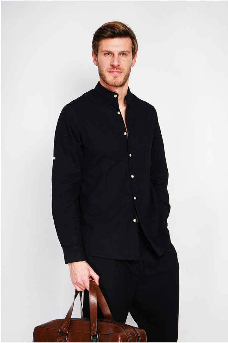 Chemise - SECRET DU LIN - Noir