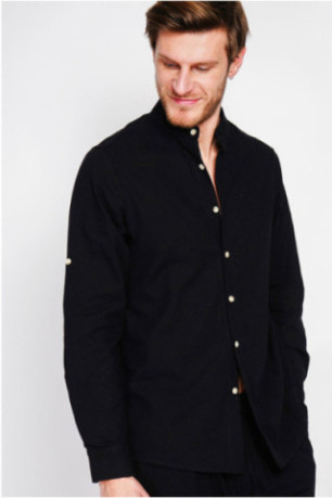 Chemise - SECRET DU LIN - Noir