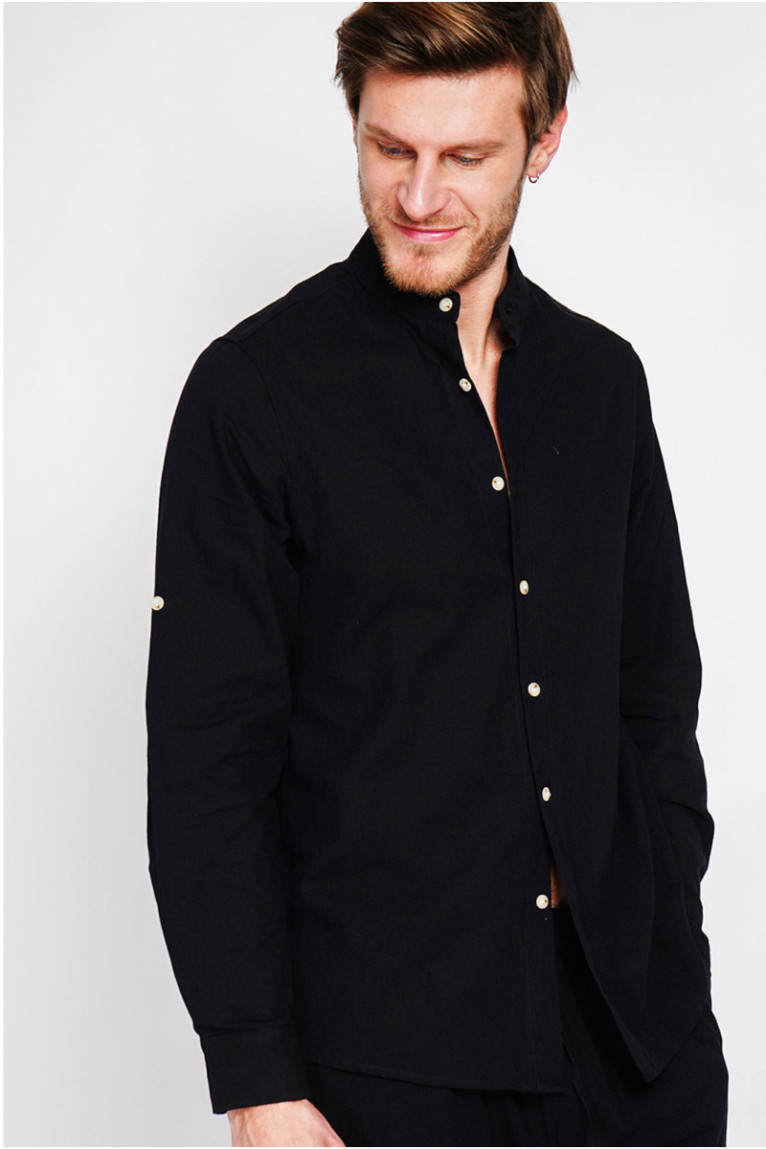 Chemise - SECRET DU LIN - Noir