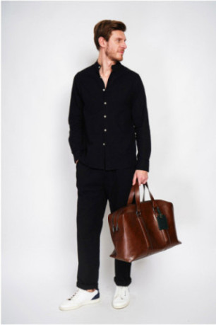 Chemise - SECRET DU LIN - Noir