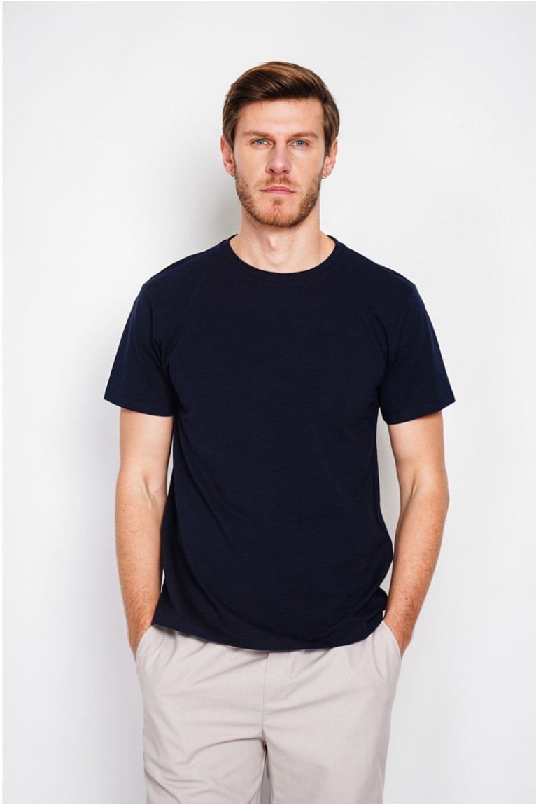 T-shirt - SECRET DU LIN - Marine