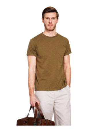 T-shirt - SECRET DU LIN - Kaki Claire