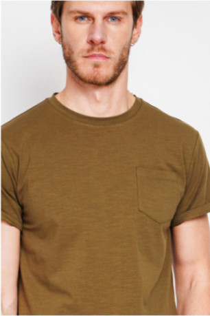 T-shirt - SECRET DU LIN - Kaki Claire