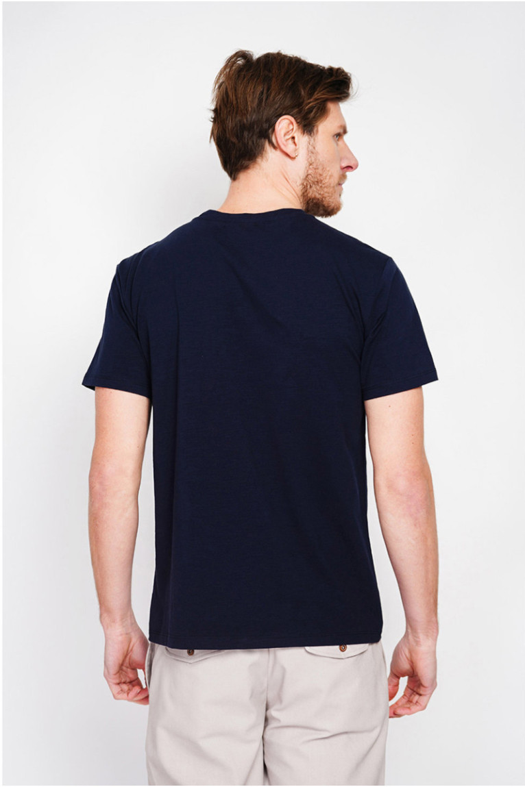 T-shirt - SECRET DU LIN - Marine