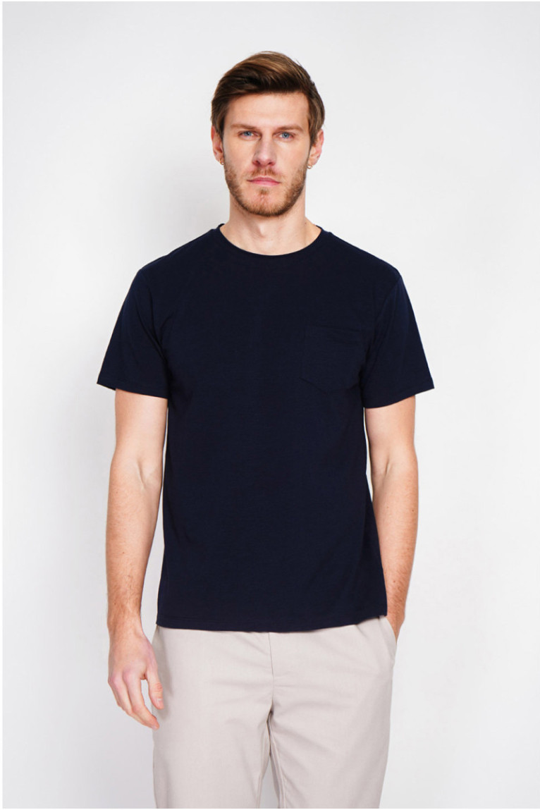 T-shirt - SECRET DU LIN - Marine