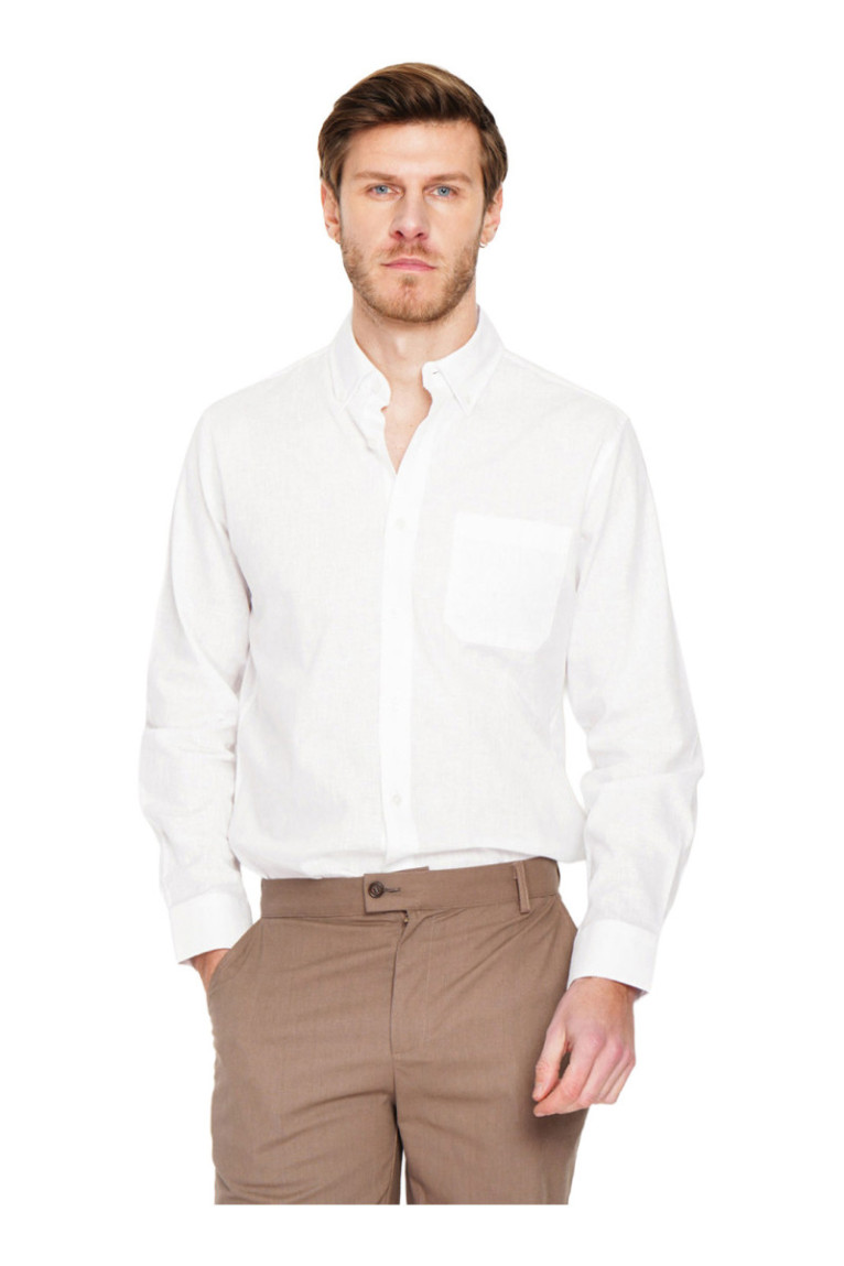 Chemise - SECRET DU LIN - Blanc