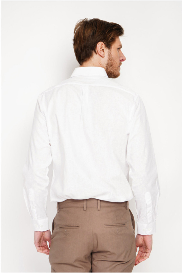 Chemise - SECRET DU LIN - Blanc