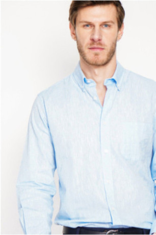 Chemise - SECRET DU LIN - Ciel