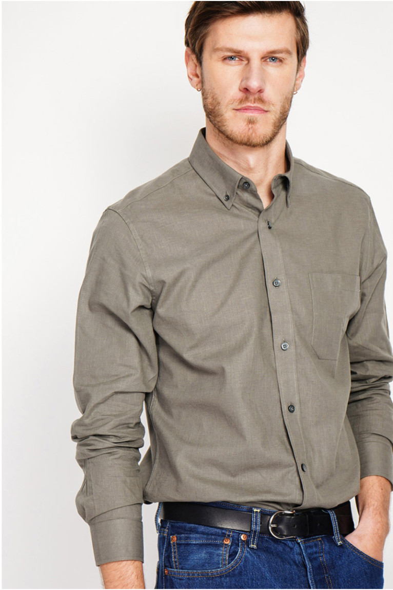 Chemise - SECRET DU LIN - Kaki