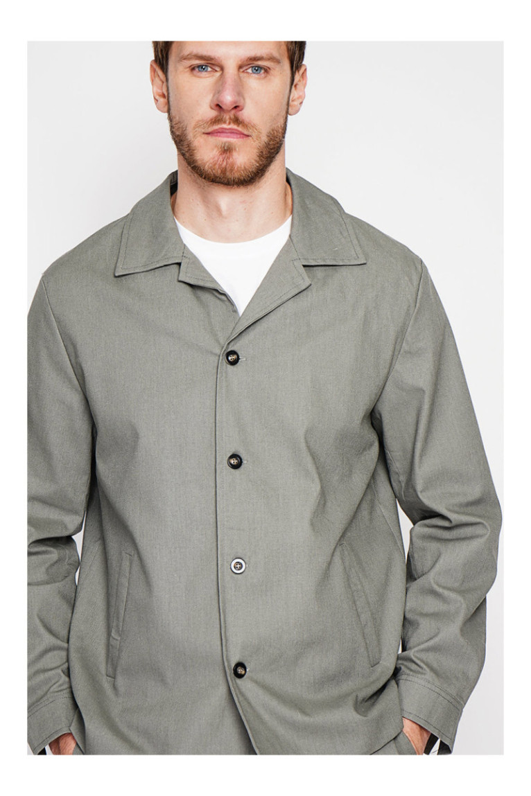 Veste - SECRET DU LIN - Kaki