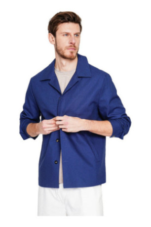 Veste - SECRET DU LIN - Marine