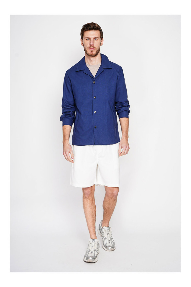 Veste - SECRET DU LIN - Marine