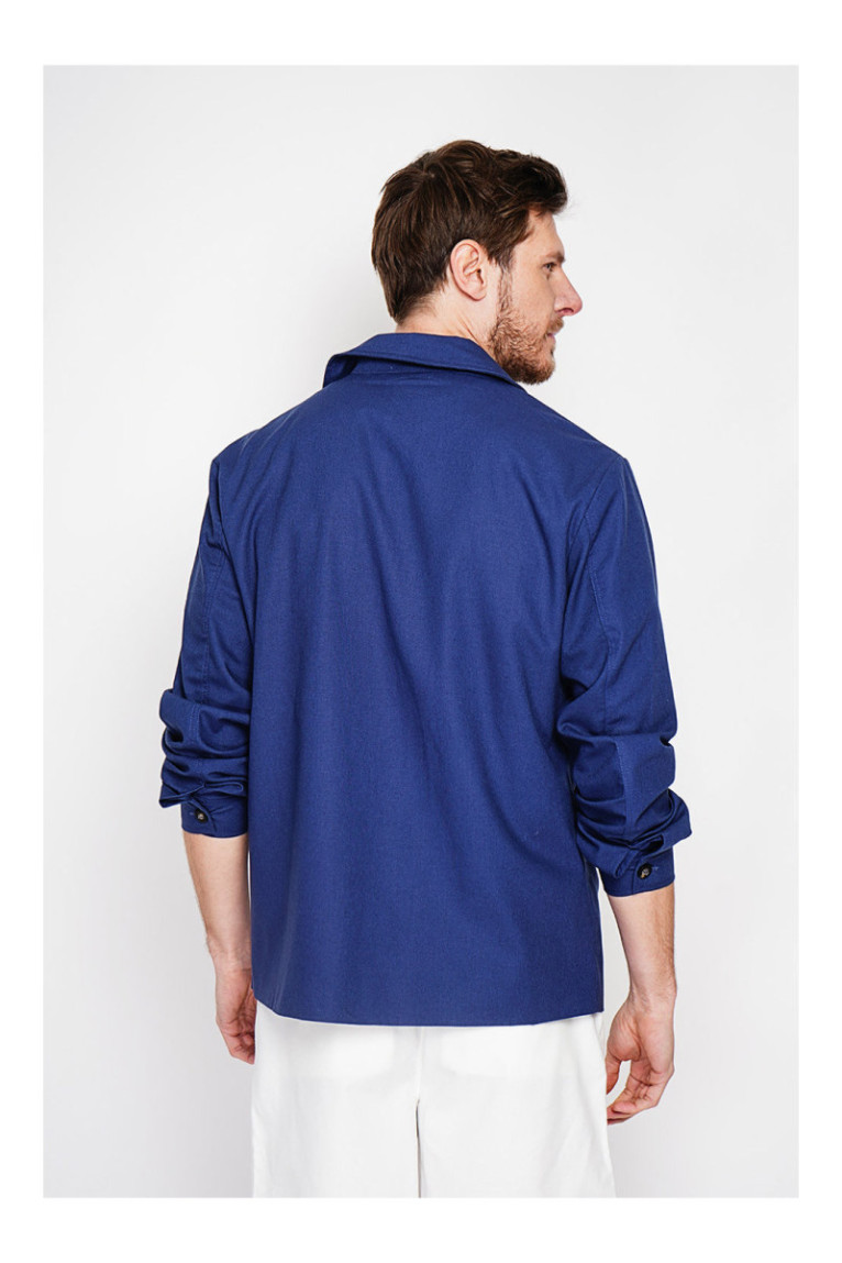 Veste - SECRET DU LIN - Marine