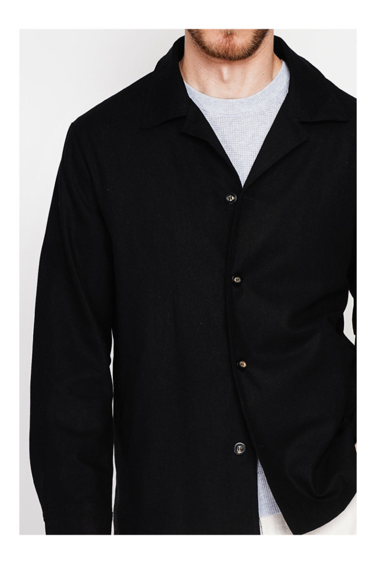 Veste - SECRET DU LIN - Noir