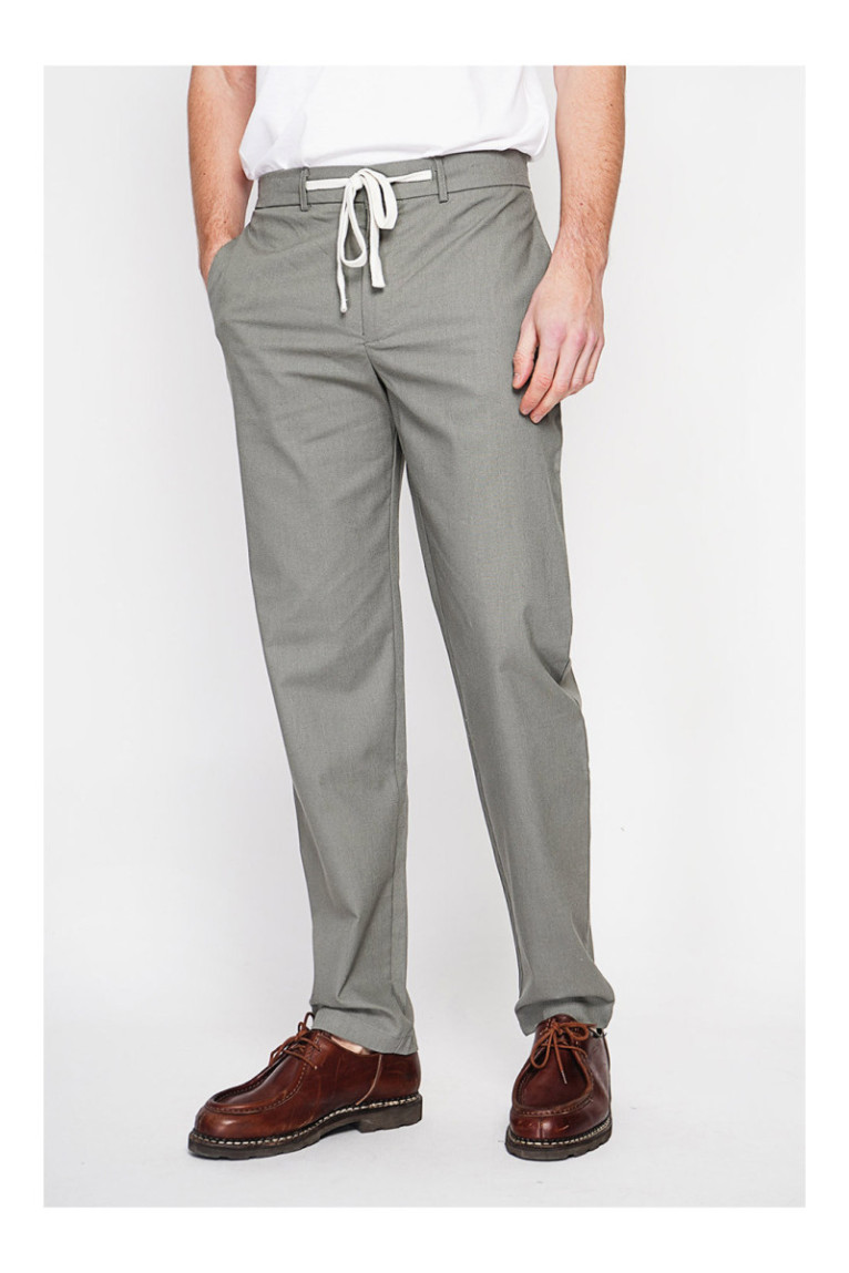 Pantalon - SECRET DU LIN - Kaki