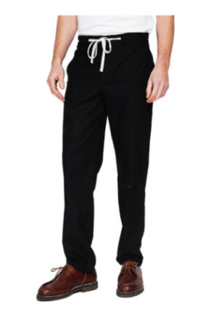 Pantalon - SECRET DU LIN - Noir