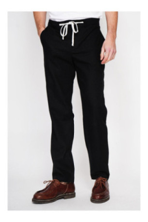Pantalon - SECRET DU LIN - Noir