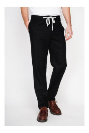 Pantalon - SECRET DU LIN - Noir
