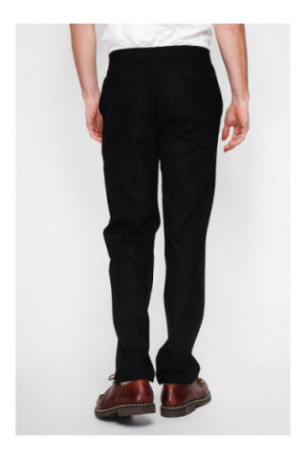 Pantalon - SECRET DU LIN - Noir