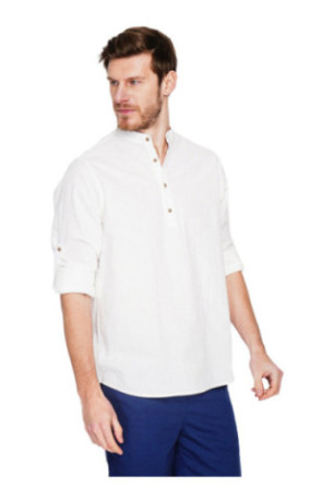 Chemise - SECRET DU LIN - Blanc