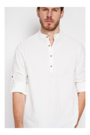 Chemise - SECRET DU LIN - Blanc