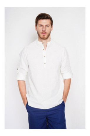 Chemise - SECRET DU LIN - Blanc