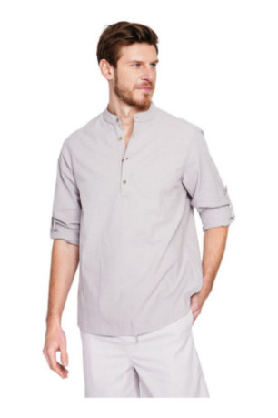 Chemise - SECRET DU LIN - Gris Perle