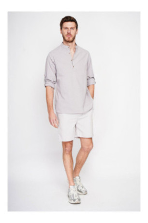 Chemise - SECRET DU LIN - Gris Perle