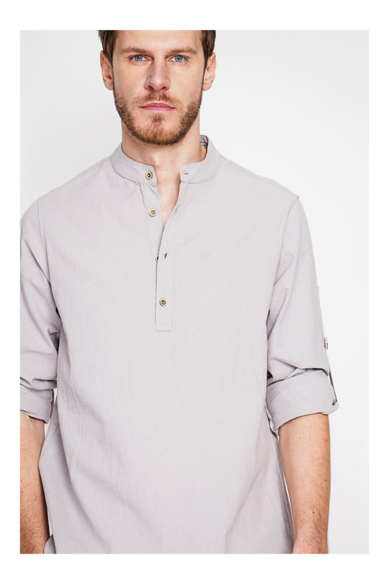 Chemise - SECRET DU LIN - Gris Perle