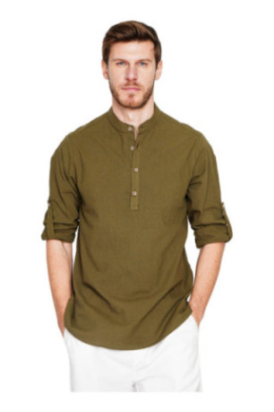 Chemise - SECRET DU LIN - Kaki