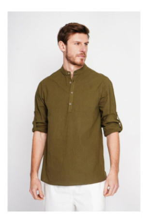 Chemise - SECRET DU LIN - Kaki
