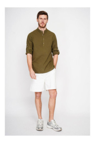 Chemise - SECRET DU LIN - Kaki