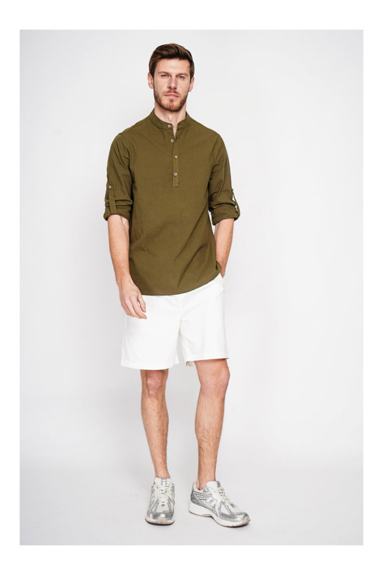 Chemise - SECRET DU LIN - Kaki