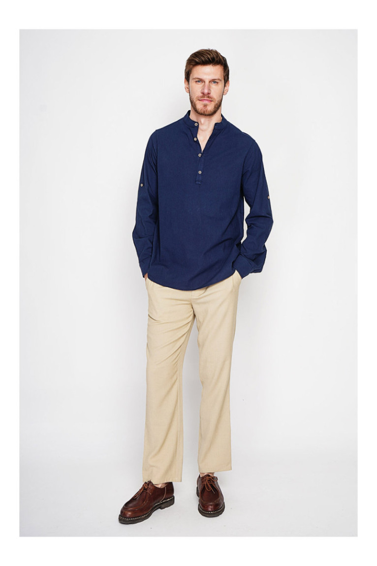 Chemise - SECRET DU LIN - Marine