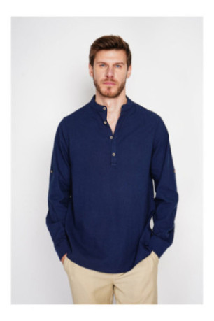 Chemise - SECRET DU LIN - Marine