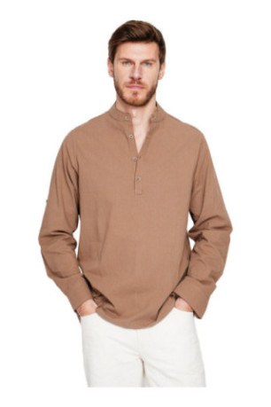 Chemise - SECRET DU LIN - Marron