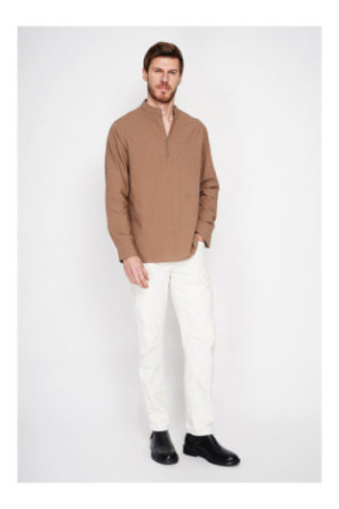 Chemise - SECRET DU LIN - Marron