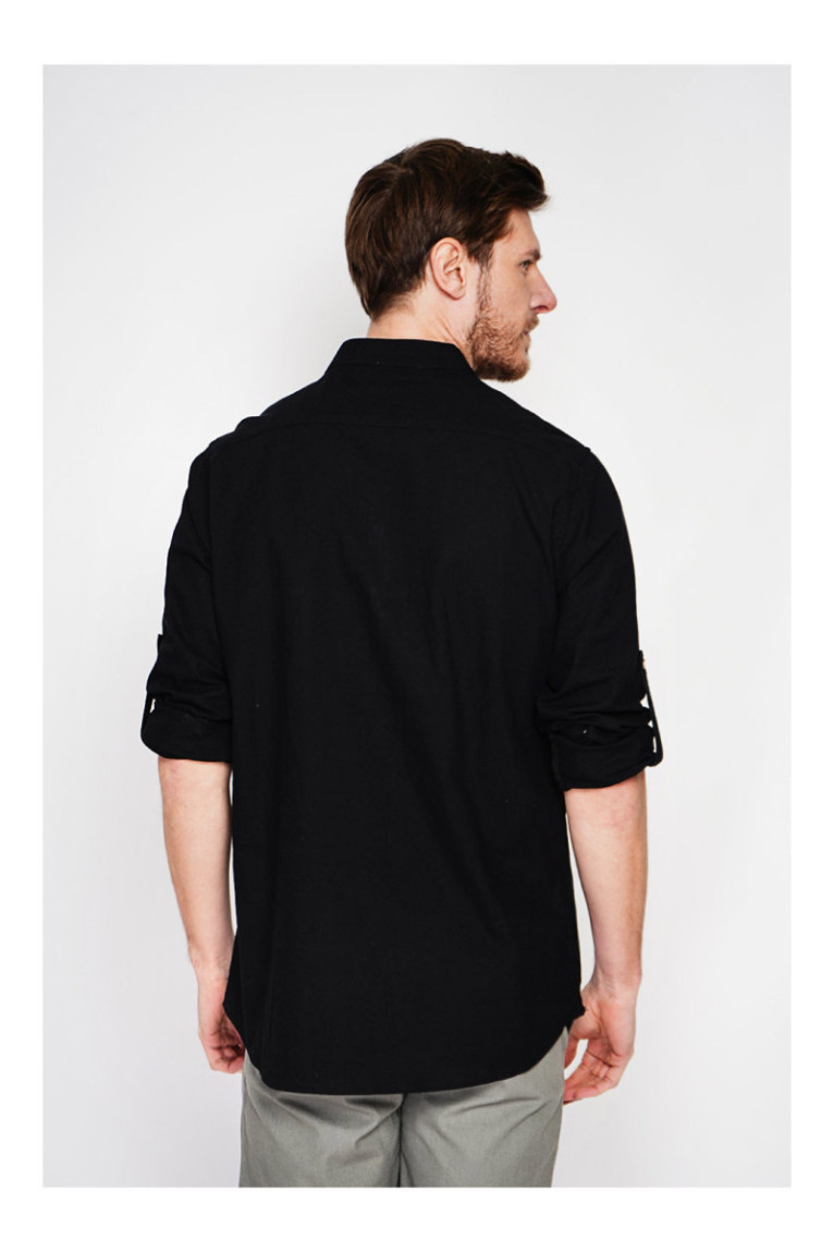 Chemise - SECRET DU LIN - Noir